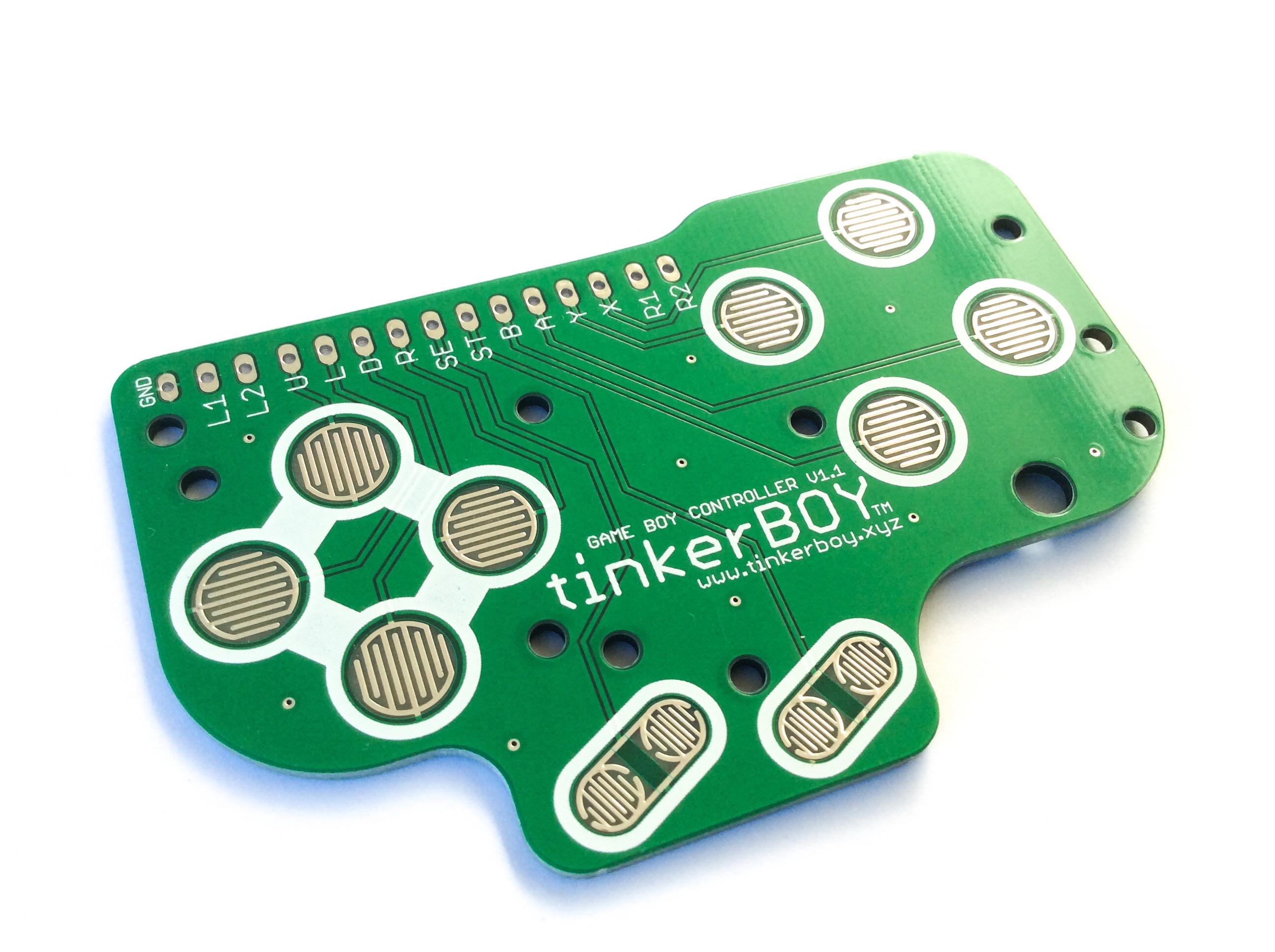Game Boy Controller v1.1 PCB for Game Boy Zero / 3 tinkerBOY