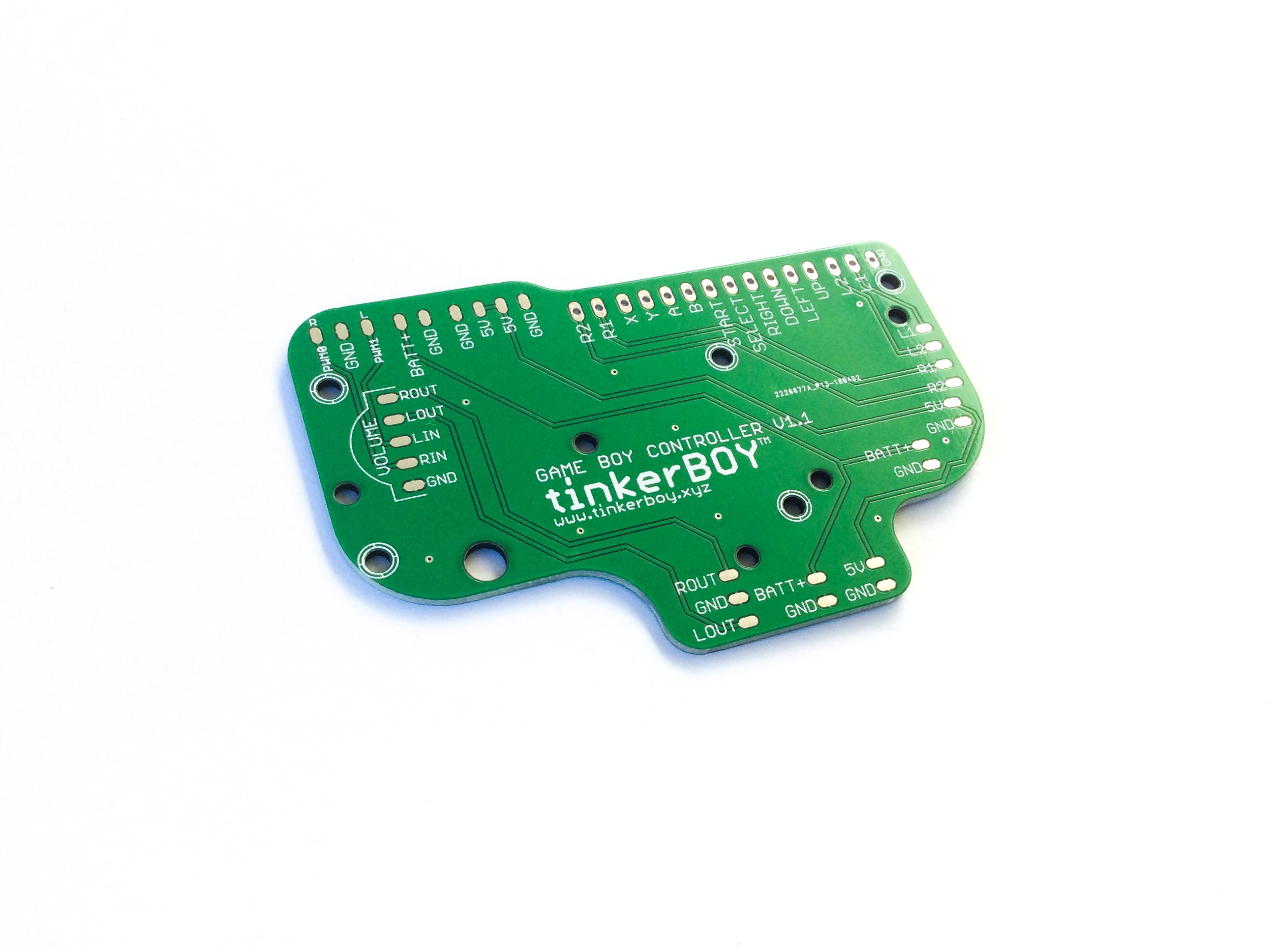 Game Boy Controller v1.1 PCB for Game Boy Zero / 3 tinkerBOY