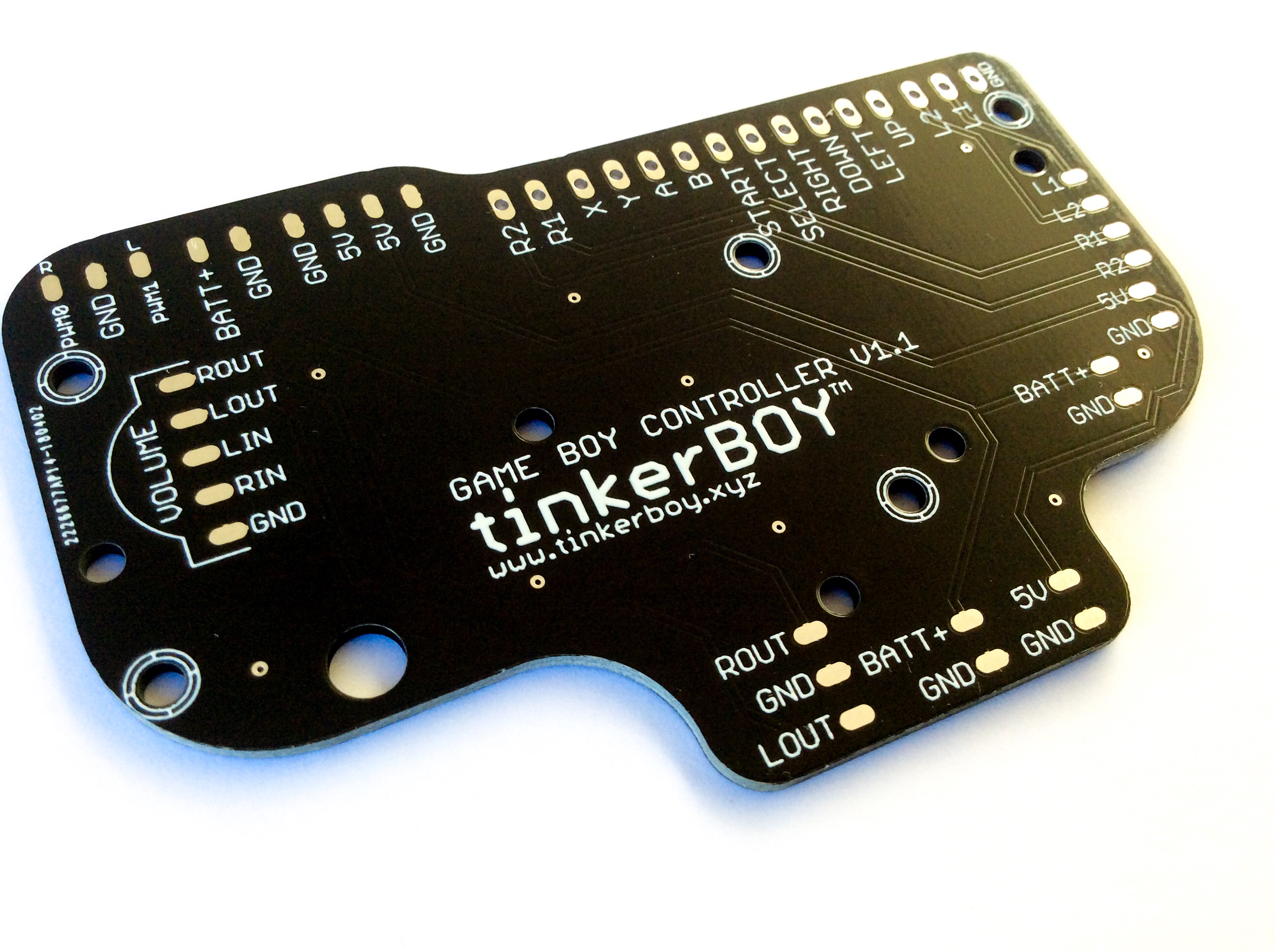 Game Boy Controller v1.1 PCB for Game Boy Zero / 3 tinkerBOY