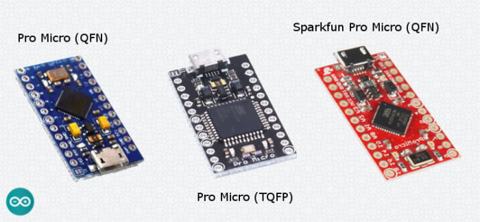 Arduino pro micro pinout