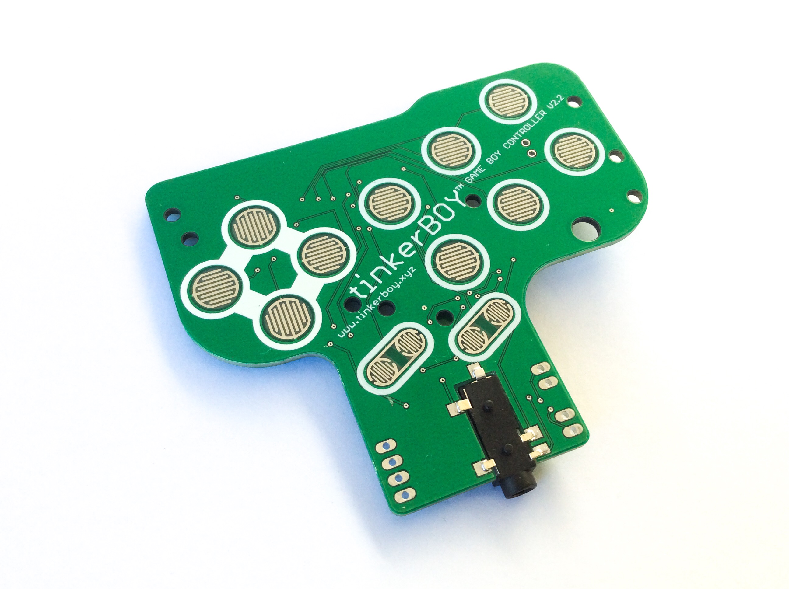 Game Boy Controller v2.2 with Pro Micro(atmega32u4) and PAM8403 Audio Amp tinkerBOY