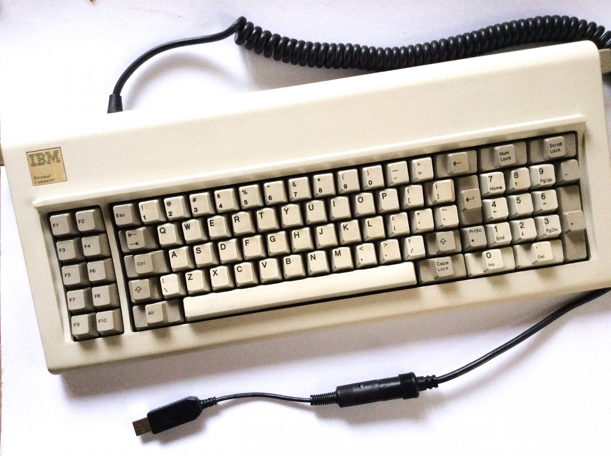 møl amerikansk dollar nedbryder tinkerBOY IBM Model F XT / Model M AT Keyboard (180 Degree, 5-pin DIN) To  USB Converter with Vial QMK Firmware - tinkerBOY