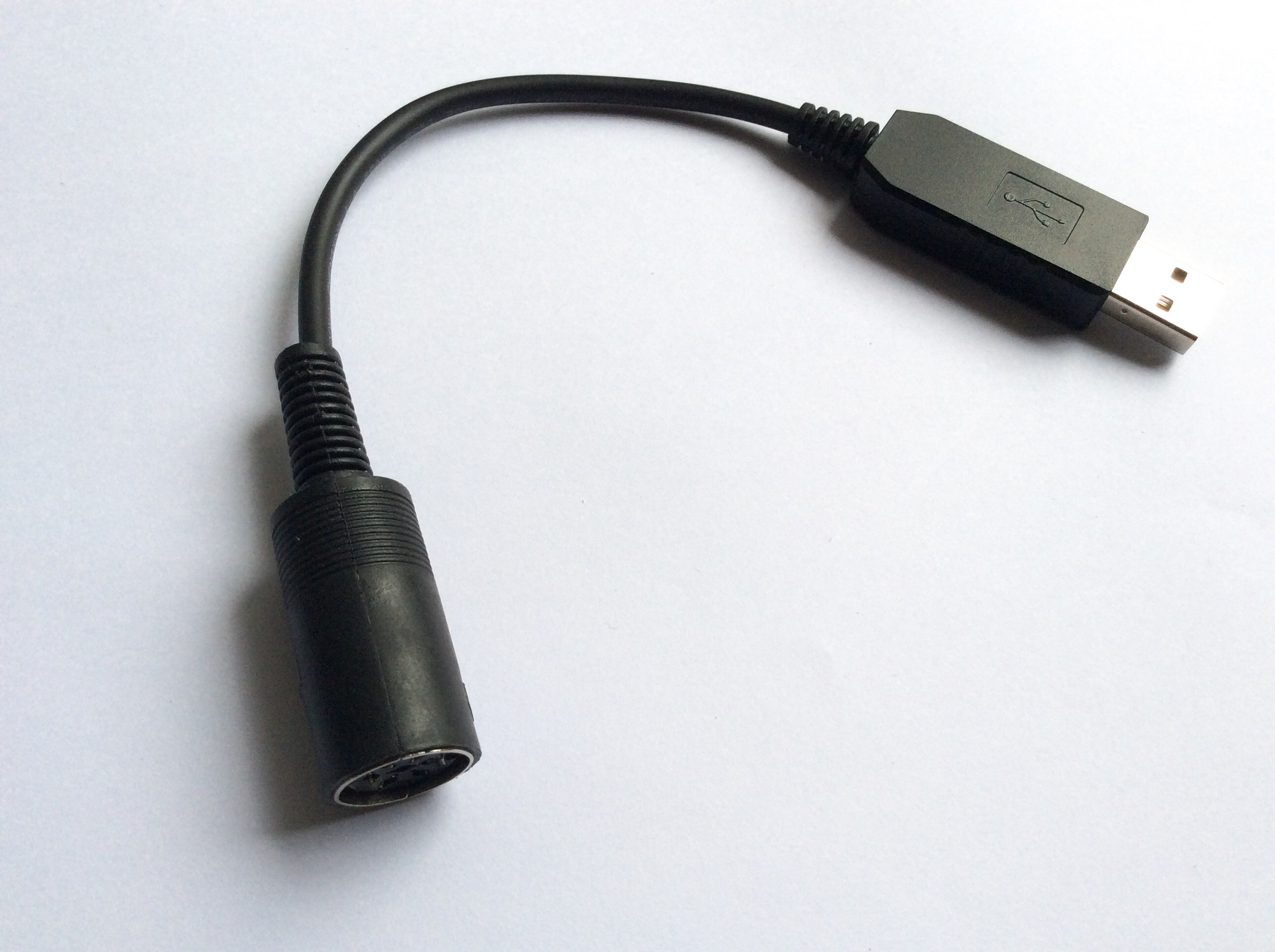 tinkerBOY IBM Terminal Keyboard (240 Degree, 5pin DIN) to USB