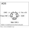 tinkerBOY ADB Keyboard/Mouse to USB  Converter with QMK Firmware and Via support - Image 9