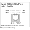 tinkerBOY M0110 Keyboard To USB Converter for the Apple Macintosh 128K/512K/Plus Keyboard with QMK Firmware and VIA support - Image 9