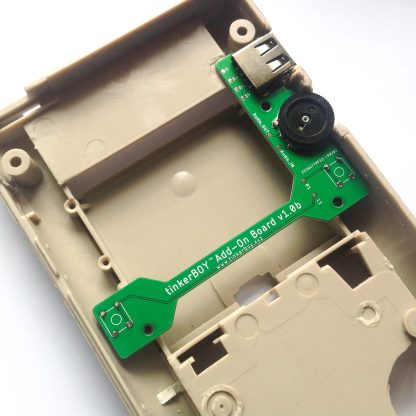 tinkerBOY Add-On Board - with Pre-soldered USB Type A Port and 3-Pin Volume Wheel, Back Buttons - Image 5